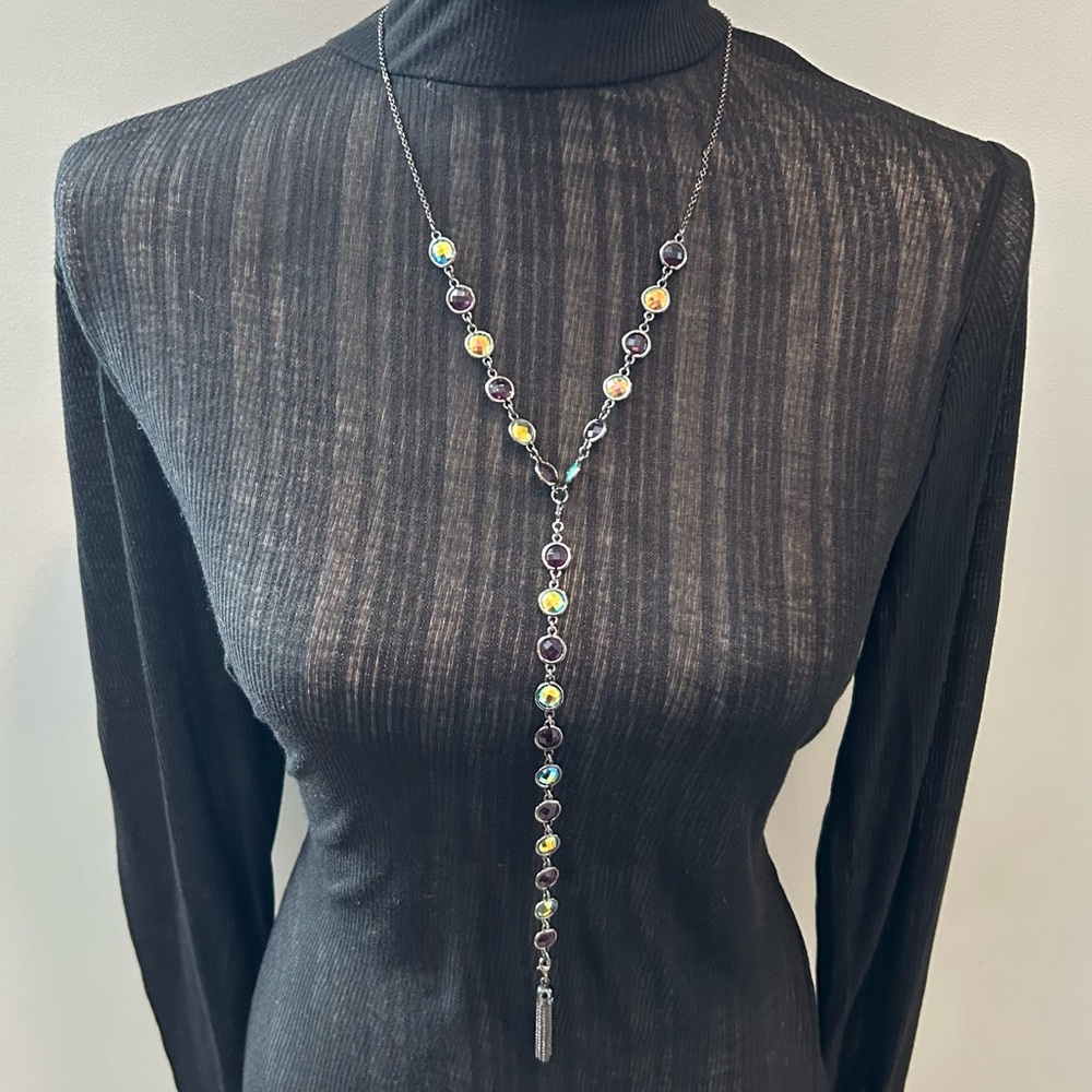 Premier Designs ‘Ultra Vibrant’ Convertible Hematite Necklace/Bracelet Versatile